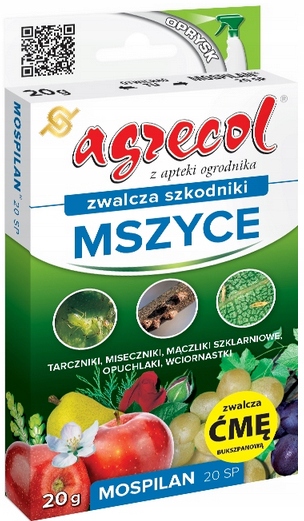 Agrecol Mospilan 20 SP 2105 na vošky a molicu buxusovú 20 g
